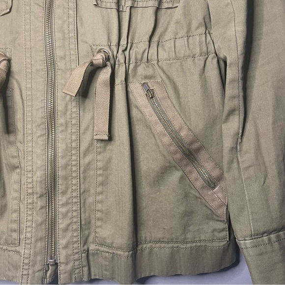 JCREW Utility Jacket Olive Green NWOT size small - Picture 3 of 4